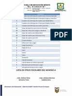 Informe Lista de Utiles Nelson Farez