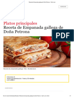 Receta de Empanada Gallega de Doña Petrona - Clarí