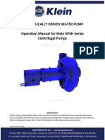 Form 6011 Rev 12-2016 - KP4H Klein Water Pump Operator Manual