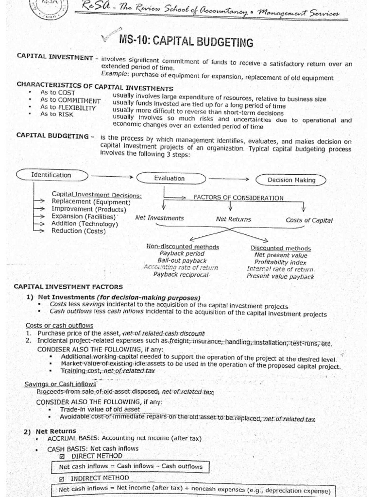 SOLVED PROBLEMS ON CAPITAL BUDGETING PDF visual data 8