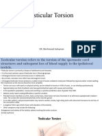 Testicular Torsion - PPTX Merhmood Suleyman