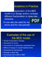 BED Applications in Practice Orton