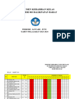 Contoh Dokumen Kehadiran Kelas