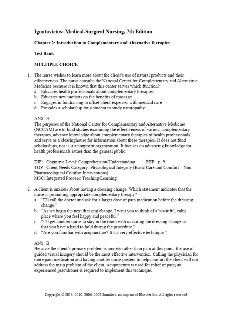 Test Bank For Micro Chapter 2 | PDF | Alternative Medicine | Psychotherapy