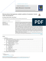 Electron-Driven Heterogeneous Catalytic Synthesis of Ammonia: Current States and Perspective