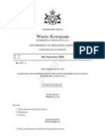 Warta Kerajaan: Government of Kelantan Gazette