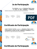 Triade - Jovem - Certificados