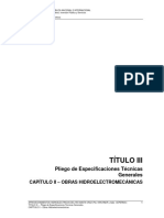 Título III - Capítulo II - Obras Hidroelectromecánicas