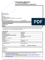 ANDA Filling Checklist