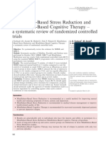 Acta Psychiatr Scand - 2011 - Fjorback - Mindfulness Based Stress Reduction and Mindfulness Based Cognitive Therapy A