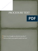 4.procedure Text