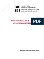Full Report Intersectionality in Law and Legal Contexts