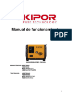 Manual GENERADOR Diesel KIPOR KDE7000-7500