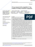 Diabetes Obesity Metabolism - 2023 - Roux - Tirzepatide 10 and 15 MG Compared With Semaglutide 2 4 MG For The Treatment of