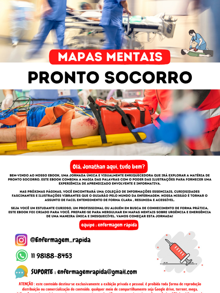 Guia Visual de Pronto Socorro | PDF | Coração | Infarto do Miocárdio