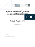 TP-1 - ARRIGO-GERMAN. Aplicacion Geologica de Isotopos Radiogenicos