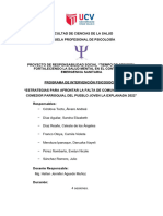 2.informe Del Programa "Estrategias para Afrontar La Falta de Comunicación en El Comedor Parroquial Del Pueblo Joven La Explanada 2022"