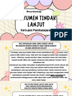 Contoh Dokumen Tindak Lanjut Instruksi Pembelajaran