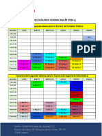 Horarios Ingles Convocatoria 2024a