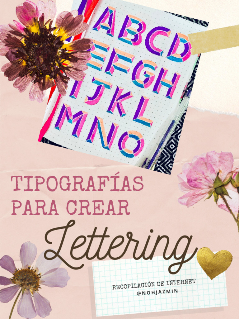 Tipografías para Lettering Creativo | PDF