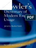 Fowlers Dictionary of Modern English Usage (Jeremy Butterfield) (Z-Library)