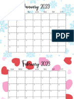 2023 Printable Calendar