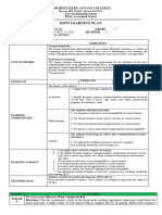 LEARNING PLAN - ENGLISH