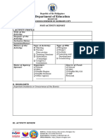 Post Activity Report For Returning Participants