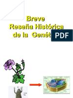 HISTORIA DE LA GENETICA Resumen