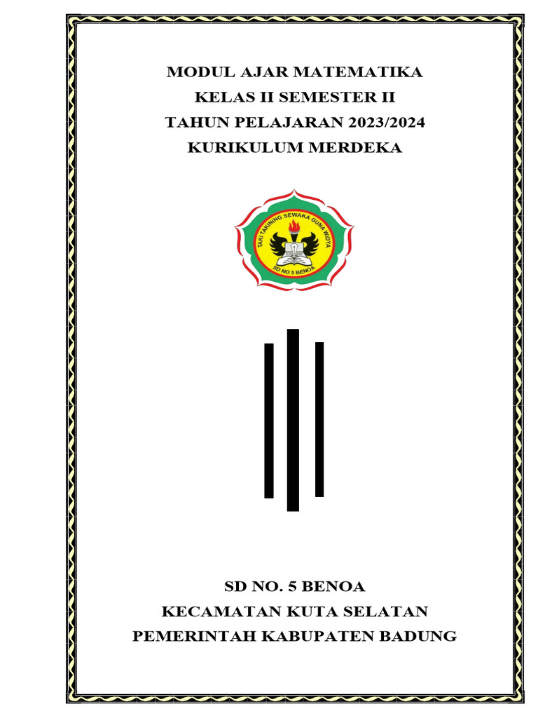 Modul Ajar Matematika Pecahan Setengah Dan Seperempat Fase A Pdf
