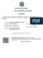 Certidão Eleitoral