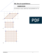 Área de Quadriláteros