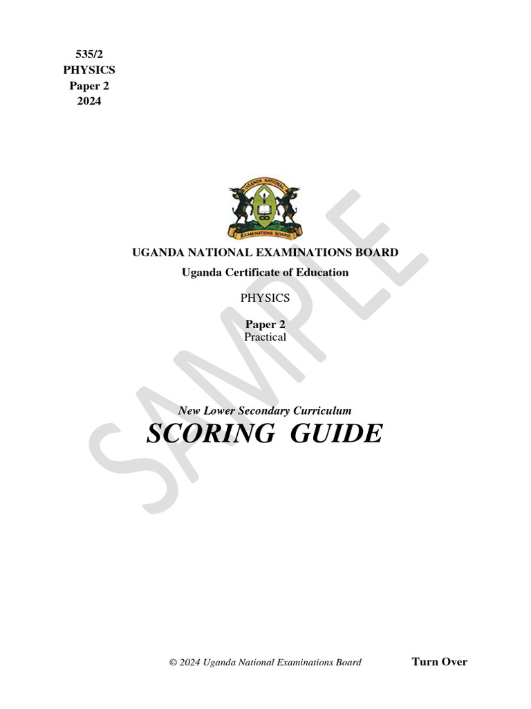 535 - 2 - NLSC - Sample - 24 - Guide Prac | PDF | Experiment | Mass