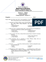 Filipino 11 Pagsusulit 1 Modyul 1 2