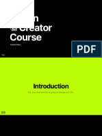 Notion Creator Course