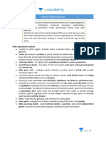 Formula Sheet Human Reproduction