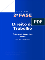 E-Book Principais Teses Das Peças - Profa. Cleize Kohls