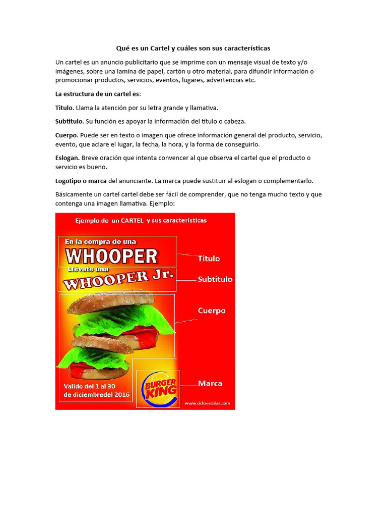 Que Es Un Cartel Pdf Póster