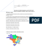 7°ano A Formação Localização Do Território Brasileiro