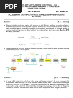 Mid-Term Test (2022-2023) CHE F343