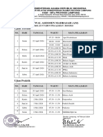 KKM MTs Prov - Jadwal AM Kelas 9 2023-2024