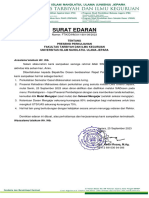 1801 Surat Edaran Presensi Perkuliahan