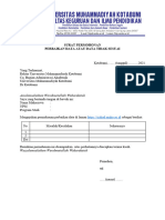 FORMULIR SURAT PERMOHONAN PERBAIKAN DATA MAHASISWA SDH Revisi