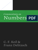 Commentary On Numbers by C. F. Keil Franz Delitzsch (Keil, C. F. Delitzsch, Franz)