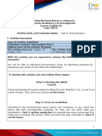 Activity Guide and Evaluation Rubric - Unit 2 - Task 4 - Oral Production