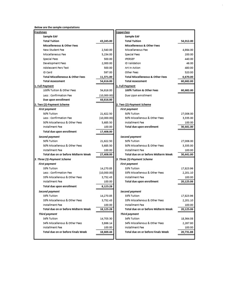 Dlsu Pre Emrolment Documents | PDF | Fee | Tuition Payments