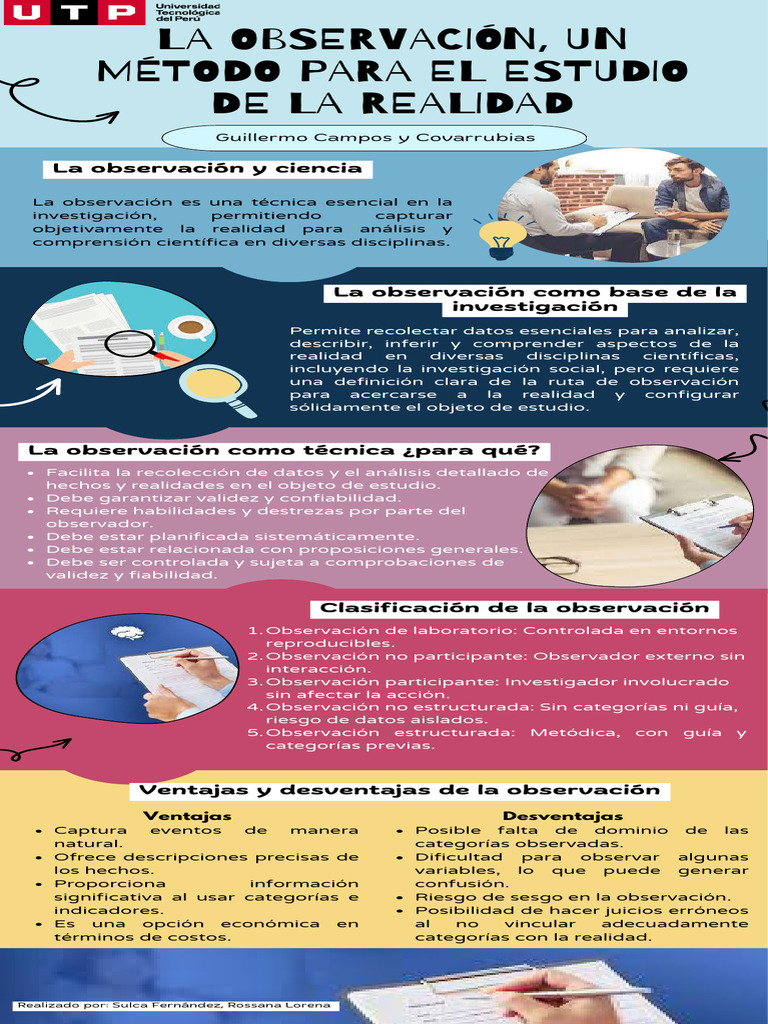 S04 - Tarea - Organizador Visual de Lectura Observación | PDF ...