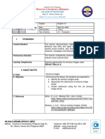 Tinambacan - BSED English 1: Semi Detailed Lesson Plan TTL 1.