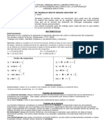 Guía de Trabajo Jueves 11 de Abril 2024 Sexto B