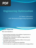 Lecture 1 Introduction To Engineering Optimization